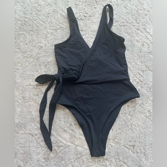 La Porte Other - La Porte Black One-Piece Swimsuit Wrap Tie Size M